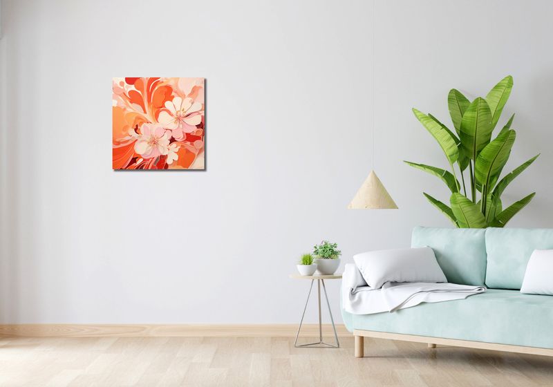 Obraz 50x50cm Taniec Kwiatów zdjęcie 2