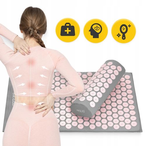 MATA DO AKUPRESURY 4FIZJO Z KOLCAMI + PODUSZKA na Arena.pl