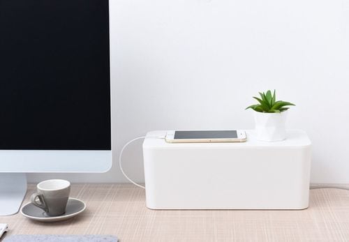 POJEMNIK ORGANIZER NA KABLE PUDEŁKO LISTWY KABLI M na Arena.pl