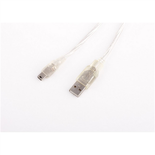 kabel USB2.0 A-Mini 5pin transparent 1,8m na Arena.pl