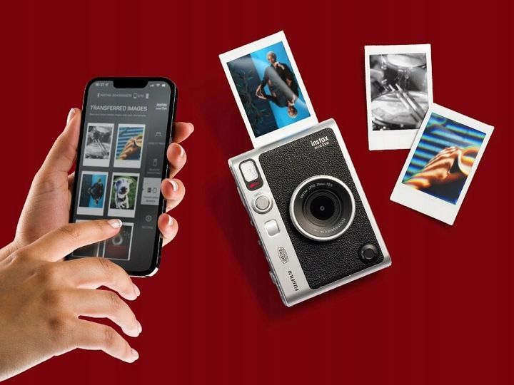Aparat Fujifilm Instax Mini Evo Czarny USB-C zdjęcie 2