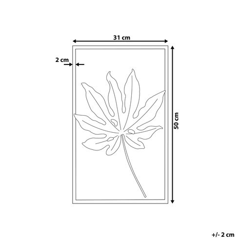 Dekoracja ścienna złota CURIUM na Arena.pl
