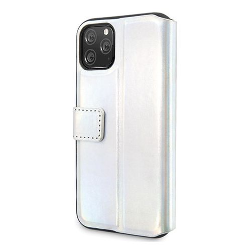 Guess Iridescent Booktype - Etui iPhone 11 Pro Max (Silver) na Arena.pl