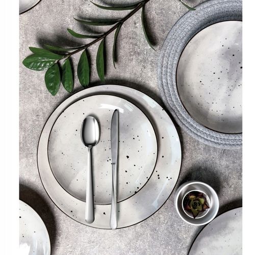 KOMPLET PORCELANA ZESTAW TALERZY SERWIS OBIADOWY TALERZE 18el WZÓR na Arena.pl