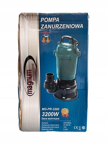 Pompa do wody BRUDNEJ 20 000 l/h SZAMBA z ROZDRABNIACZEM 3200 W WĄŻ 30m na Arena.pl