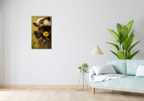Obraz 40x70cm Łąka w Oczach Borsuka na Arena.pl