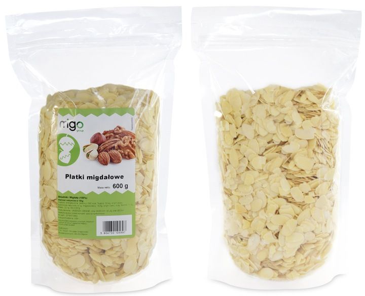 PŁATKI MIGDAŁOWE, migdały PŁATEK 600g zdjęcie 5
