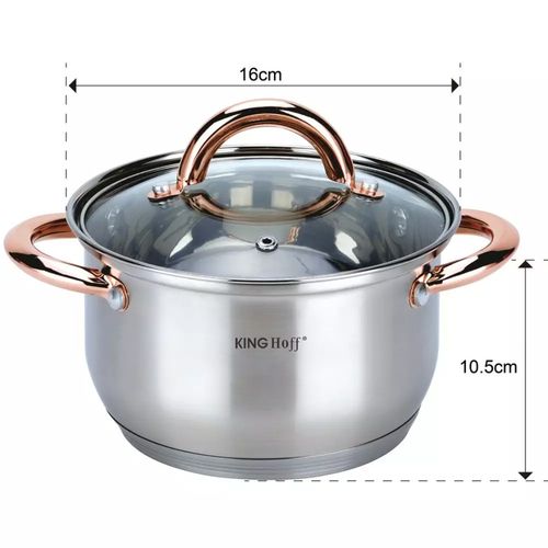 ZESTAW GARNKÓW 8 ELEMENTÓW KINGHOFF KH-1763 na Arena.pl