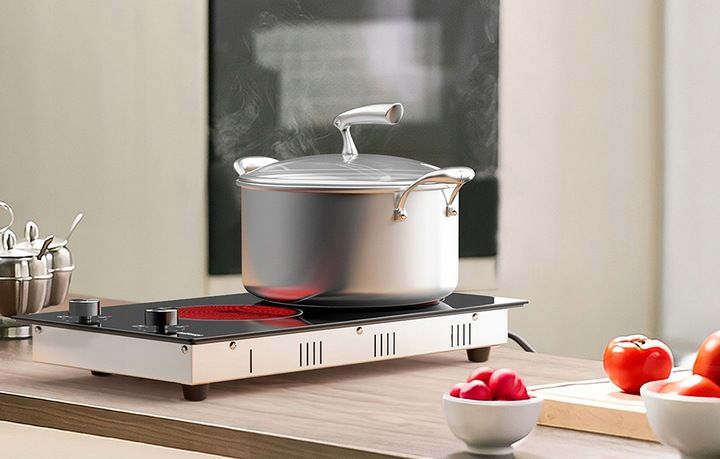 Płyta Ceramiczna Kuchenka Elektryczna Iseasy Lt2v-30 Z Pokrętłami 2 zdjęcie 8