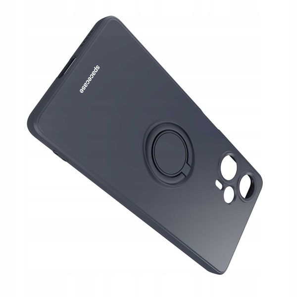 Spacecase Silicone Ring Poco F5 Black zdjęcie 6