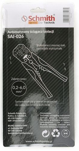 AUTOMATYCZNY ŚCIĄGACZ IZOLACJI 0,2-6mm SCHMITH na Arena.pl