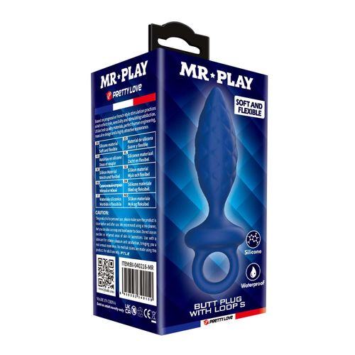 mr. play butt plug with loop - size s na Arena.pl