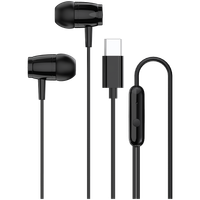 canyon słuchawki dokanałowe sep-5 przewód usb-c czarne