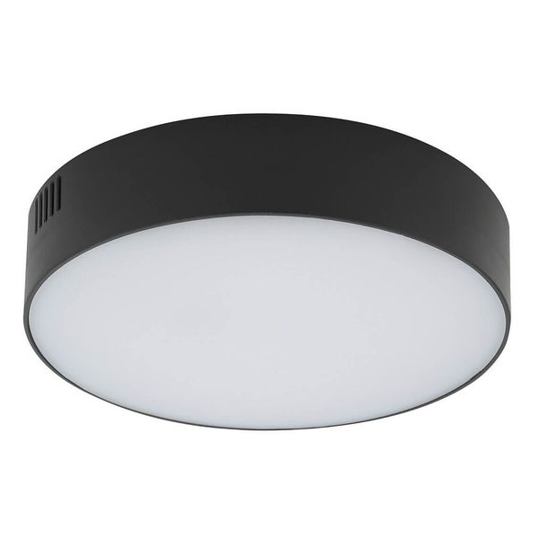 Natynkowa lampa salonowa Lid Round 10416 Nowodvorski LED 25W 4000K czarna zdjęcie 1
