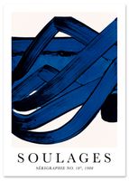 Plakat abstrakcje soulages 40x50 cm