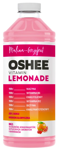 OSHEE WATER VITAMIN 1,1L LEMONIADE MALINA GREJPFRUT na Arena.pl
