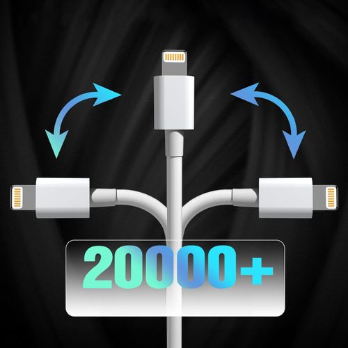 kabel 1m lightning do usb-a usb do apple iphone, ipad, ipod box biały na Arena.pl