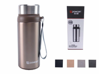 termos z sitkiem do zaparzania 800ml  czarny