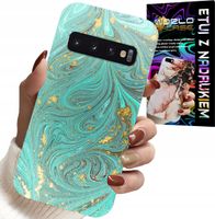 ETUI DO SAMSUNG GALAXY S10 - MARMURKOWE WZORY + FOLIA HYDROŻEL