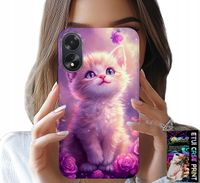 ETUI DO OPPO A38 4G - SŁODKI KOTEK, KOT, WZORY ZE ZWIERZĘTAMI