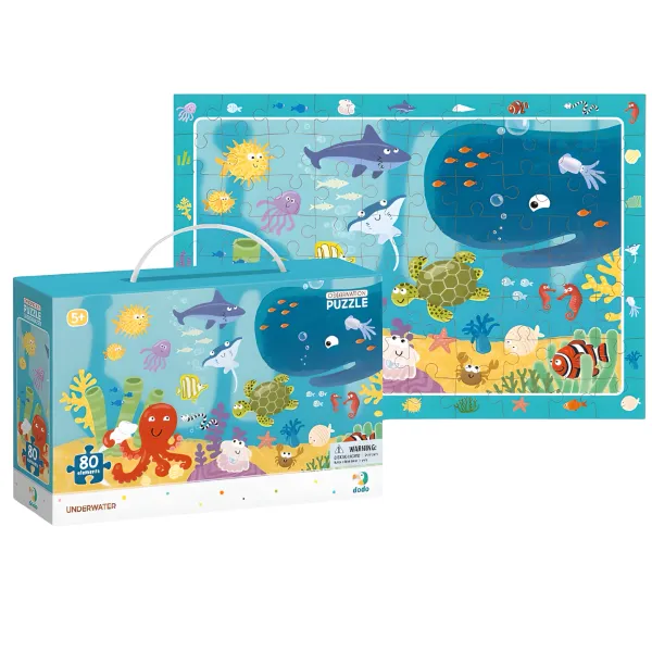 Puzzle obserwacyjne 80 elementów. Ocean zdjęcie 4