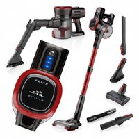 Odkurzacz AKUMULATOROWY pionowy CYKLONOWY 2w1 Eta Fenix Red HEPA LED 25.2V