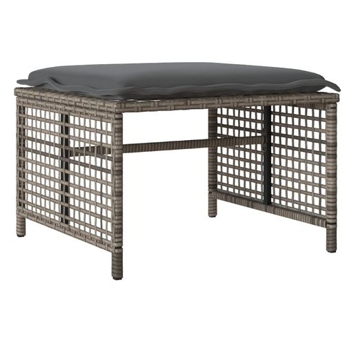 4-cz. zestaw wypoczynkowy do ogrodu, z poduszkami, szary na Arena.pl