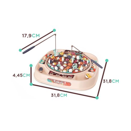 WOOPIE Gra Łowienie Rybek Zestaw 4 Wędki 50 el. na Arena.pl