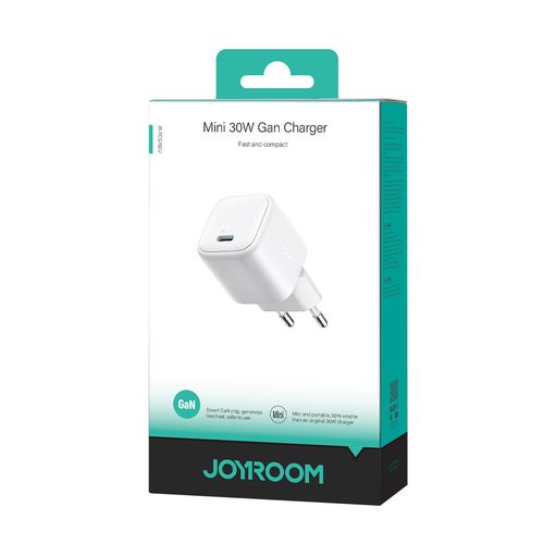 ładowarka sieciowa mini 30w gan usb-c - biała na Arena.pl