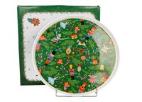 TALERZ DUŻY PORCELANOWY DUO ŚWIĘTA CHRISTMAS DZIADEK DO ORZECHÓW 25,5 CM