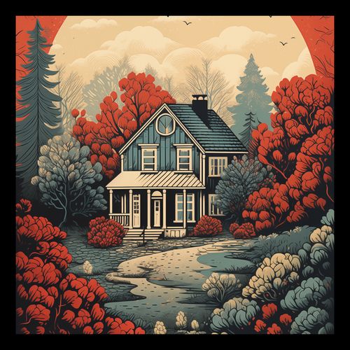 Plakat 20x20cm Idylla Rustykalna na Arena.pl