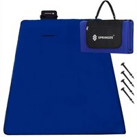 KOC PIKNIKOWY BIWAK 150x200cm MATA IZOLACJA PLAŻOWY POLAR WODOODPORNY KOTWY