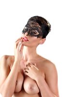 embroidered mask