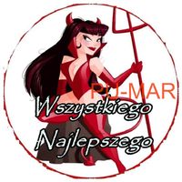 Opłatek na tort Urodziny 18 30 40 Diablica Kobieta Postać Sexy Whisky