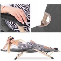 LEŻAK OGRODOWY PLAŻOWY FOTEL SKŁADANY ZERO GRAVITY TURYSTYCZNY PLAŻA 2w1