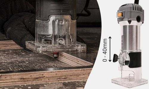 Frezarka górnowrzecionowa 800W do drewna pionowa ręczna do krawędzi na Arena.pl