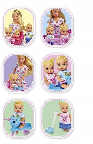 STEFFI DUŻY ZESTAW DZIECIĘCY POKÓJ LALKA BOBASY + WÓZEK ŁÓŻECZKO DLA LALEK na Arena.pl