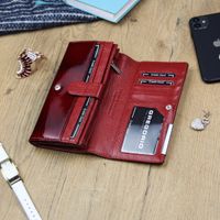 Kobiecy klasyczny stylowy damski portfel Gregorio