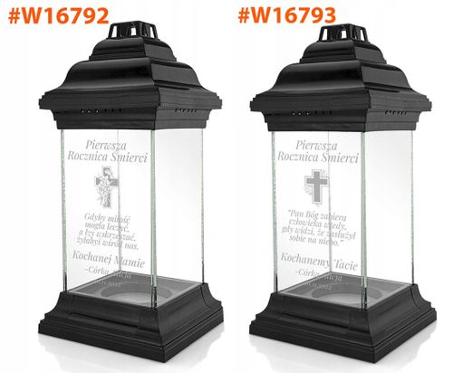 Znicz lampion dla DZIADKA kapliczka z GRAWEREM na Arena.pl