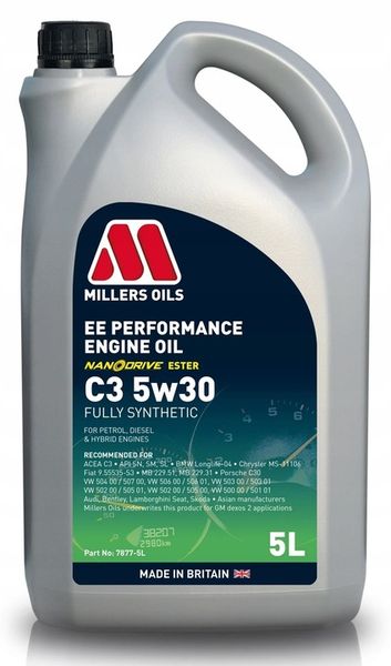 Olej silnikowy Millers Oils EE Performance C3 5W30 5L zdjęcie 1