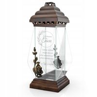 ZNICZ XXL +GRAWER na cmentarz GRÓB taty DZIEŃ OJCA