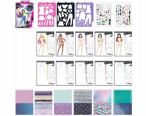 EPEE PROJEKT MODA zestaw kreatywny SZKICOWNIK dla dziewczynki +6 lat na Arena.pl