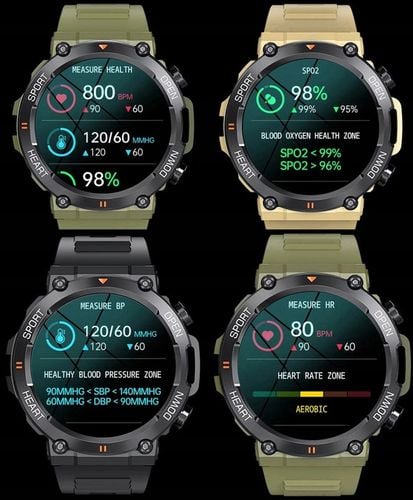 Zegarek męski SMARTWATCH Rubicon ROZMOWY KROKI SMS 360x360 MENU PL na Arena.pl