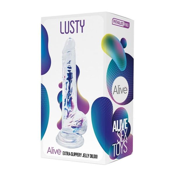 Dildo-AL.Lusty (Jelly Clear) zdjęcie 2