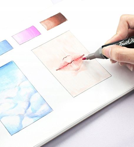 PRO MARKERY ALKOHOLOWE DWUSTRONNE 60szt + TORBA na Arena.pl