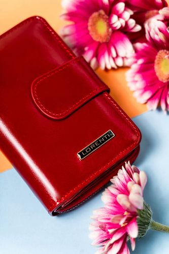 klasyczny, elegancki portfel damski na zatrzask i suwak - lorenti na Arena.pl