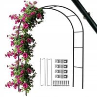 PERGOLA OGRODOWA ŁUK NA RÓŻE KWIATY 240cm + KOTWY