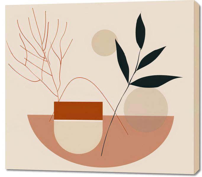 Obraz 100x90cm Botaniczna Przymiarka zdjęcie 1