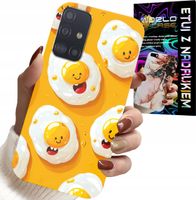 ETUI DO SAMSUNG GALAXY A71 - SŁODKIE UŚMIECHNIĘTE JAJKA CASE + FOLIA