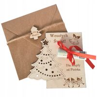 Świąteczny prezent bon podarunkowy